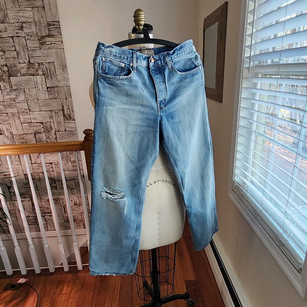 POINT SUR Canyon Mid-rise Boyfriend Jean Selvedge Edition Size 28 - Picture 8 of 8